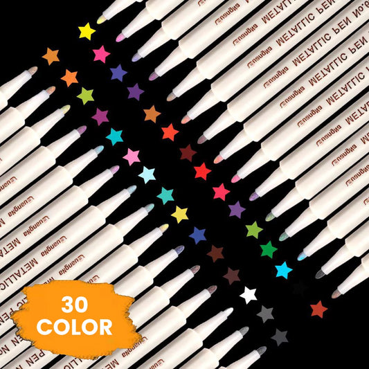 30 Colors Acrylic Pens Painting Marker Pens Set DIY Craft Pens